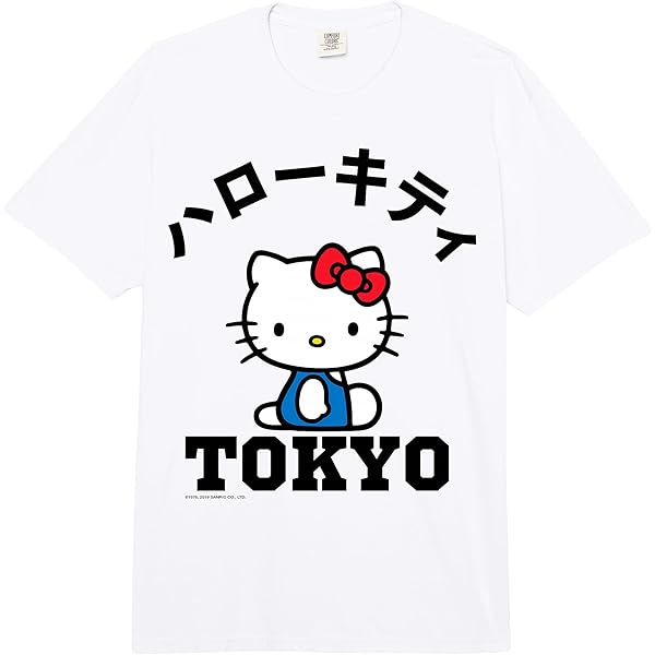 Amazon.com: Hello Kitty Tokyo Tee Shirt T-Shirt : Clothing, Shoes